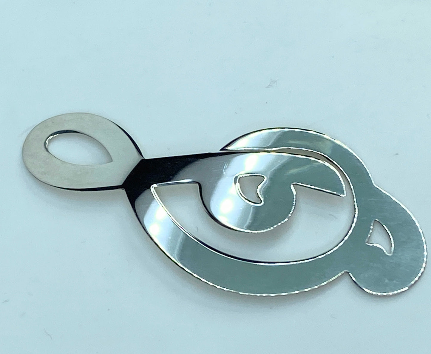 Tiffany & Co. Sterling Musical Note Treble Clef Bookmark authentic 6.4g JR554