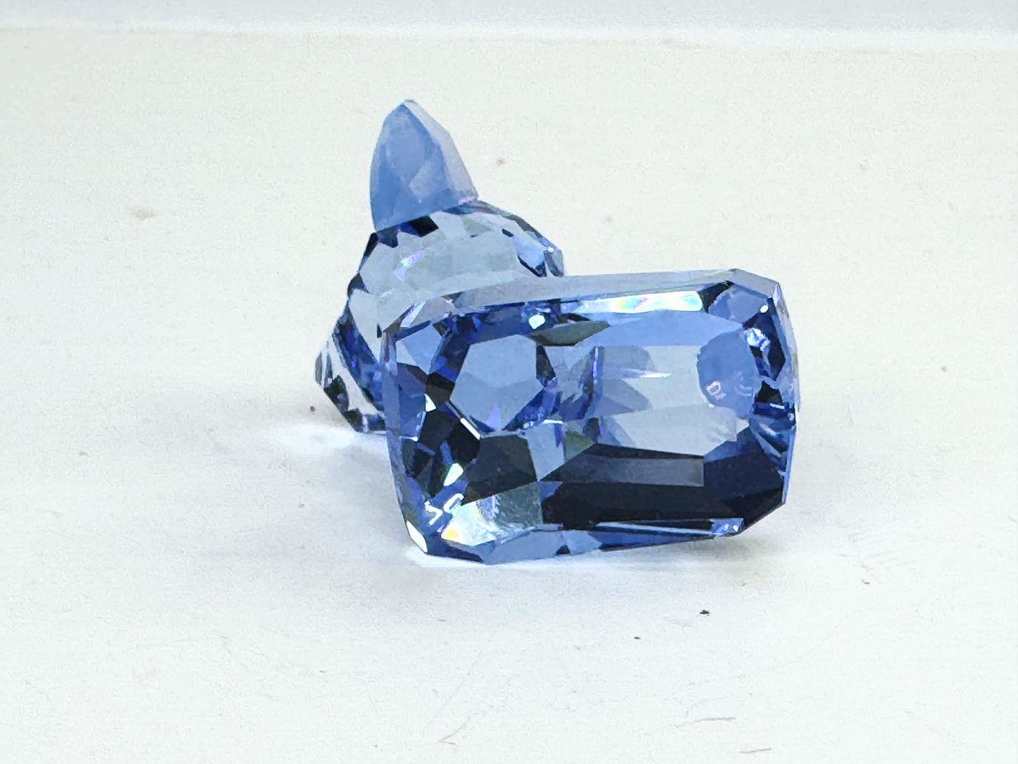 Retired Swarovski Lovlots Coco figurine, lavender crystal Mint in box S223