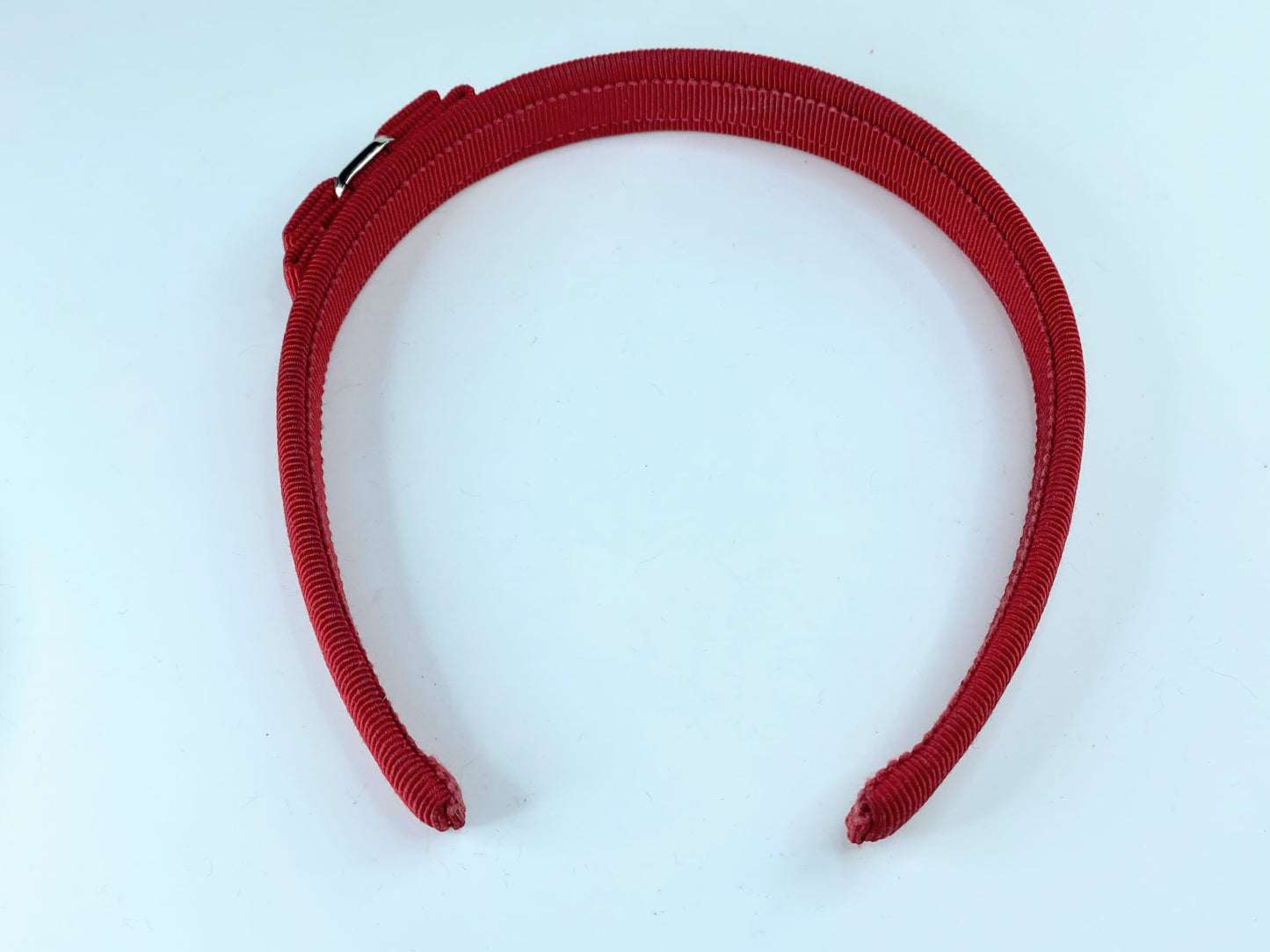 Salvatore Ferragamo Red Vara Bow Headband GS142