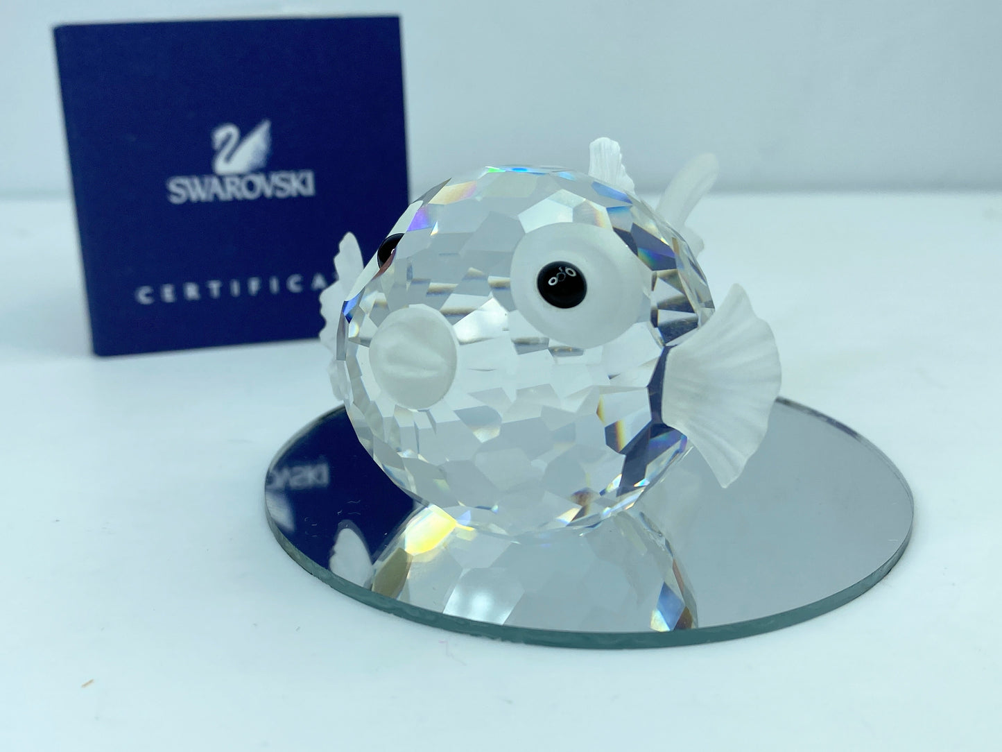Swarovski Blowfish Lead Crystal Fish figurine - Large S75