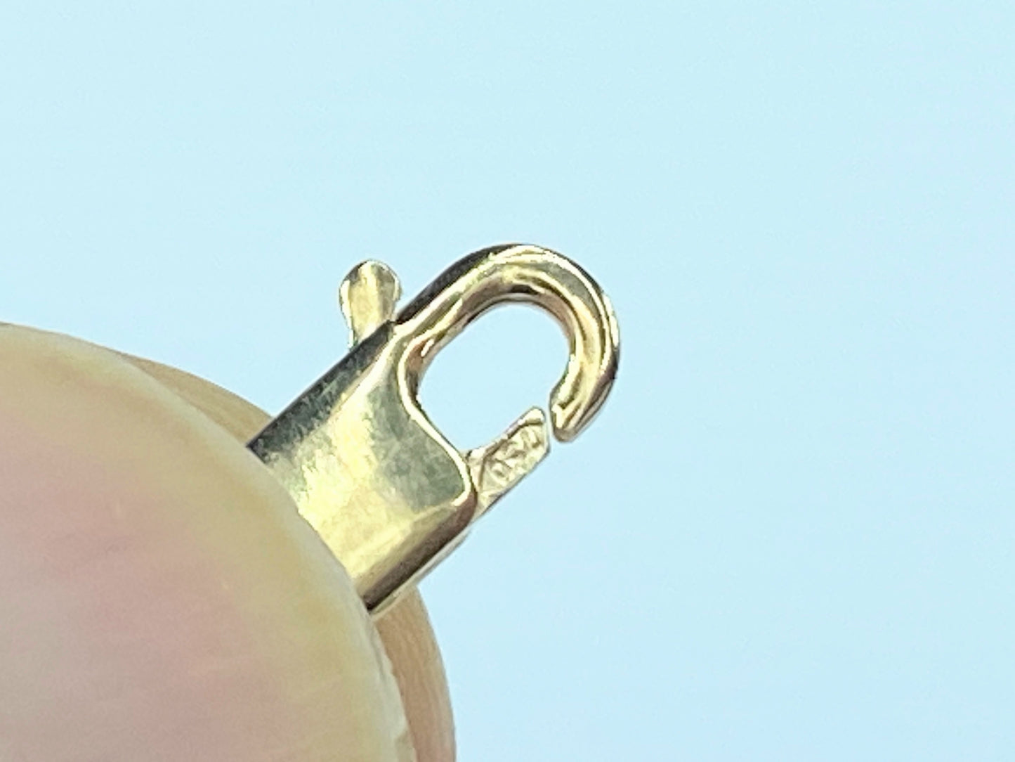 Antique 18K yellow gold 3.0mm oval cable link bracelet 2.8g 7 3/4"