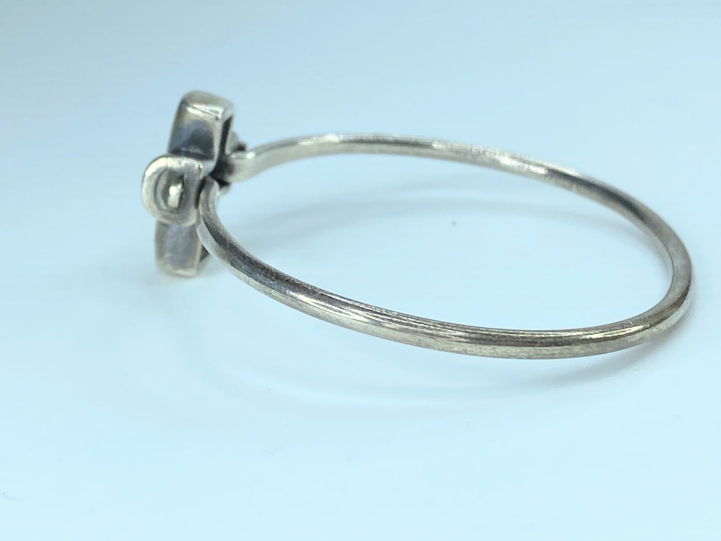 James Avery Retired Sterling Silver St Teresa Cross Hook On Bracelet