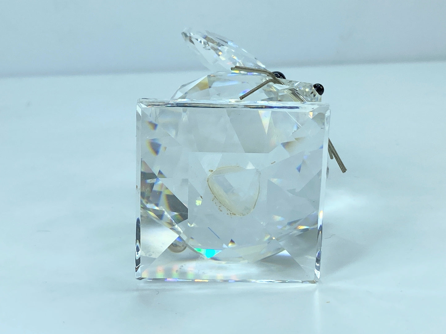 Swarovski Crystal Animals large mouse metal whiskers & tail 2.5" Mirror COA S87
