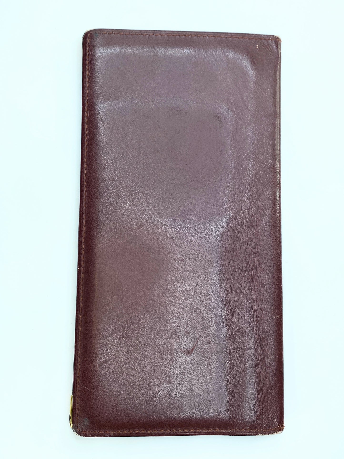 Cartier Authentic Must De Cartier Vintage bifold wallet Bordeaux Leather A242