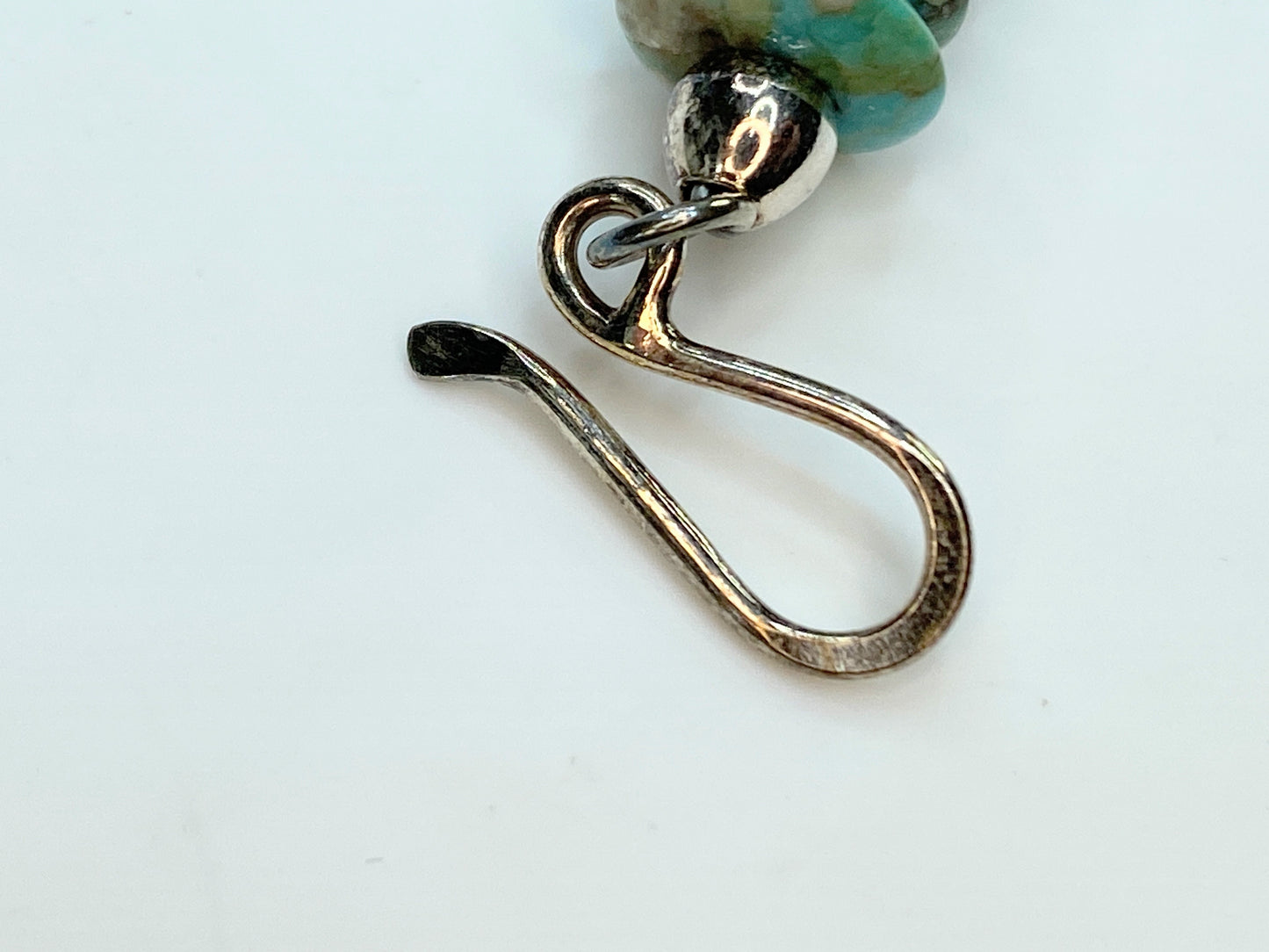 Jay King Turquoise & Red Spiny Oyster Necklace in Sterling Silver 18" 103g JR70