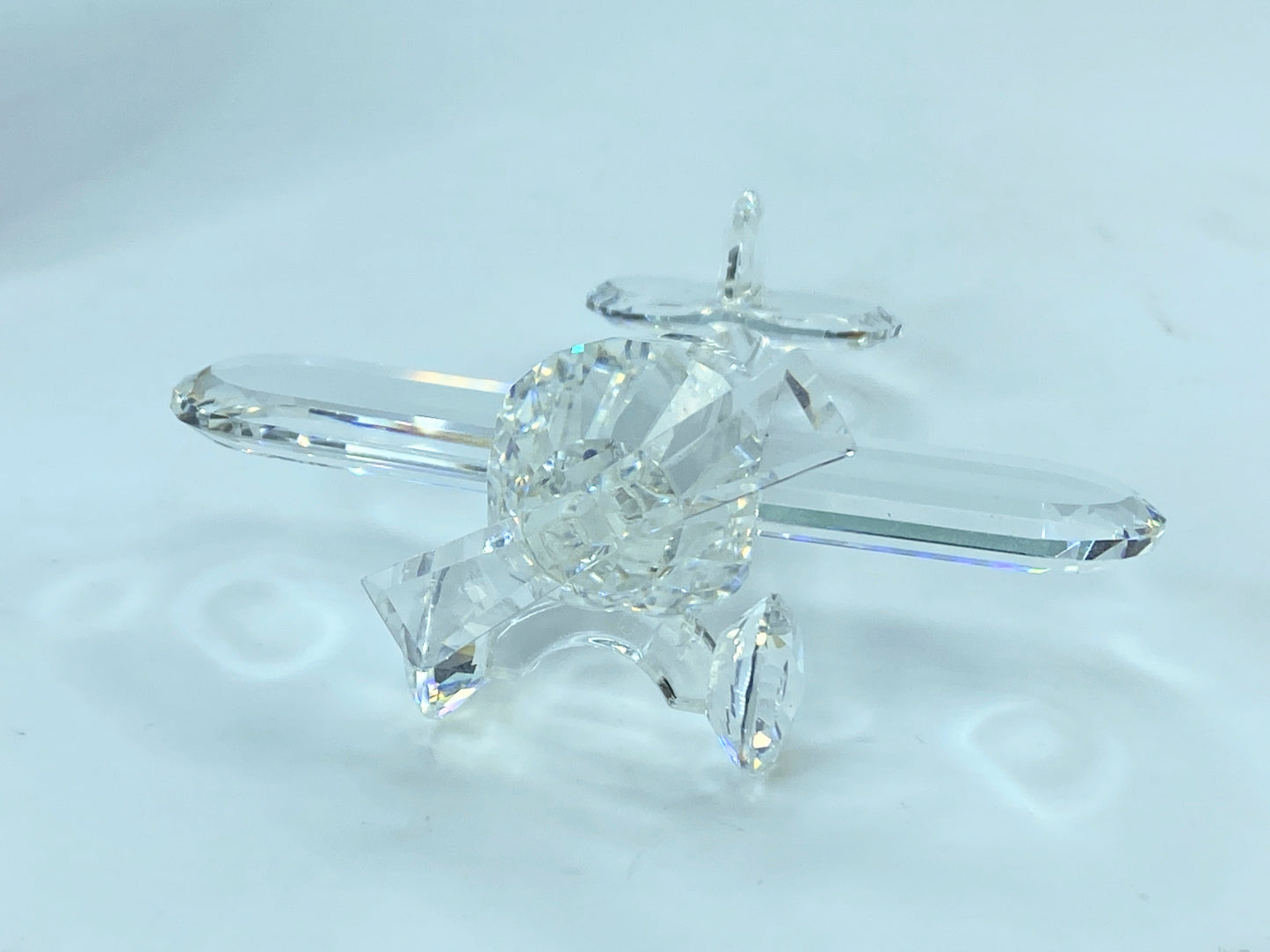Swarovski Crystal Airplane, "When We Were Young" collection Mint Mirror COA S111