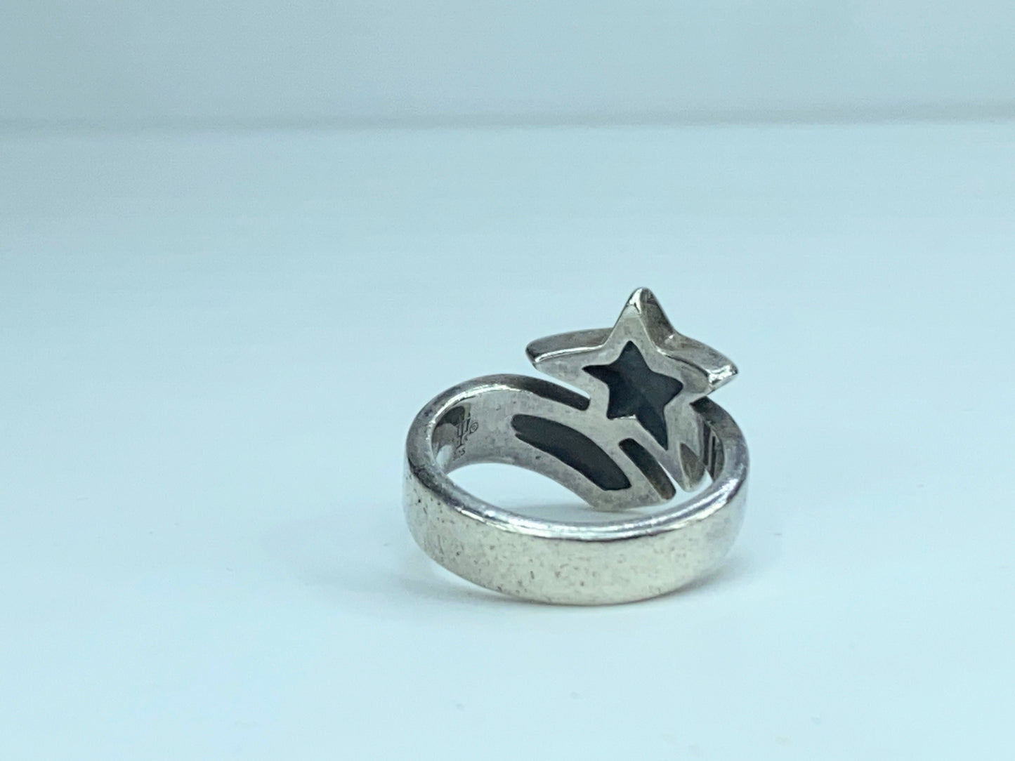 James Avery Shooting Star Band Ring Sterling Silver Size 6.5 Retired JR609