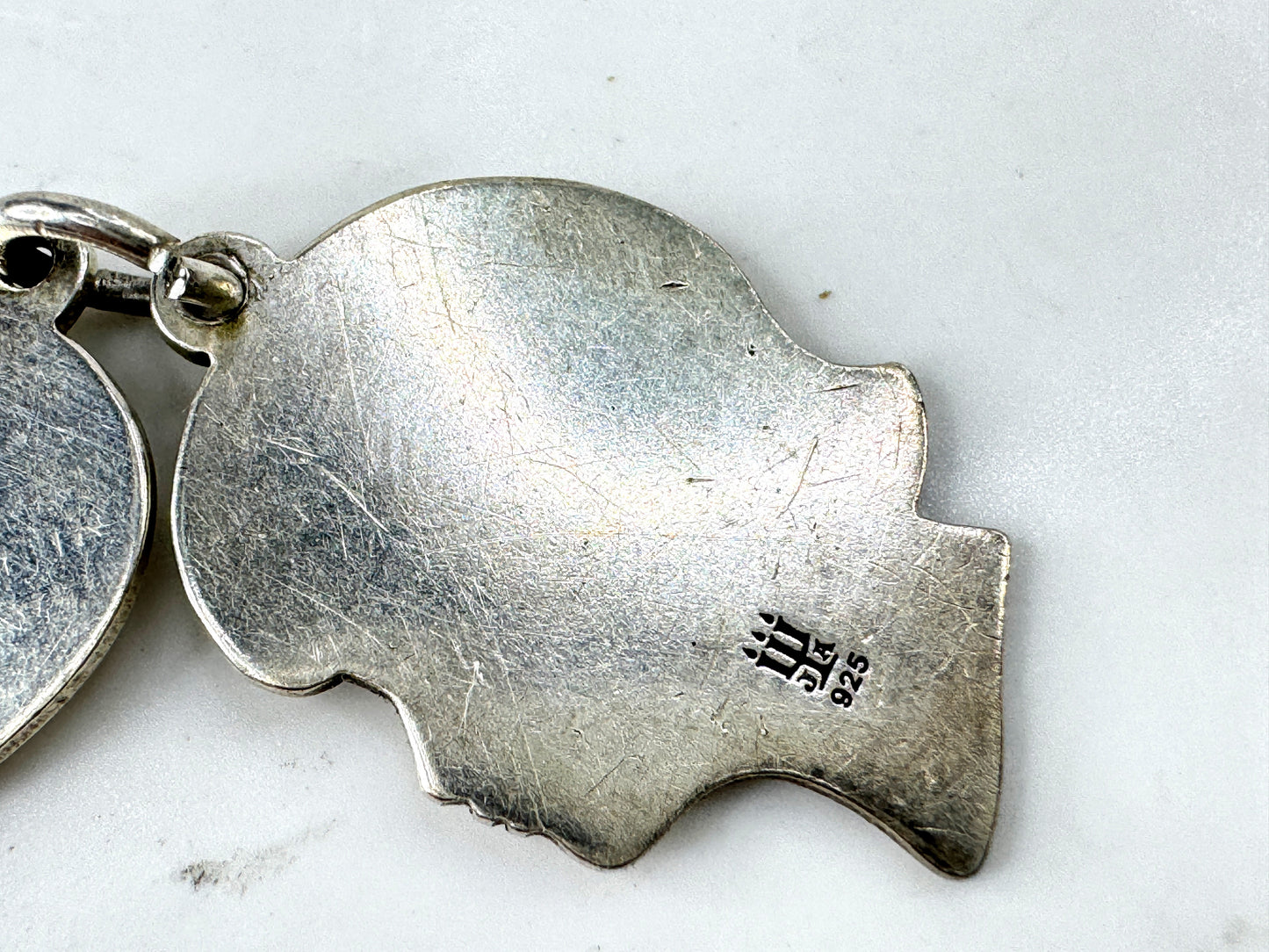 Vintage James Avery Sterling Silver Boy & Girl Couple Charm Pendant JR1928