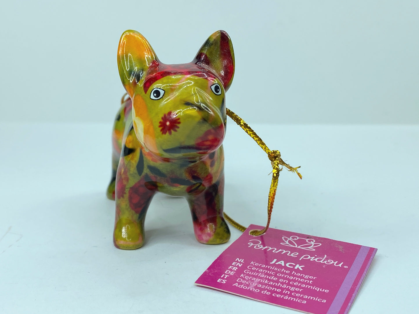 Pomme Pidou Ceramic colorful French Bulldog ornament A299