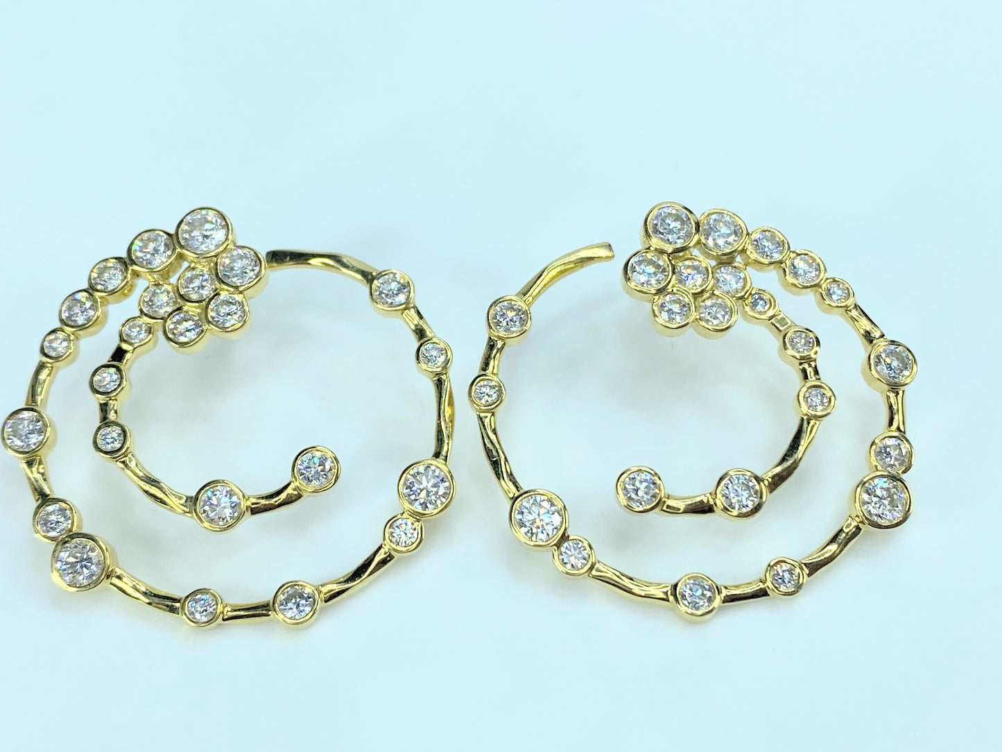 Ippolita Starlet Supernova Earrings in 18K Gold with Diamonds JR8898