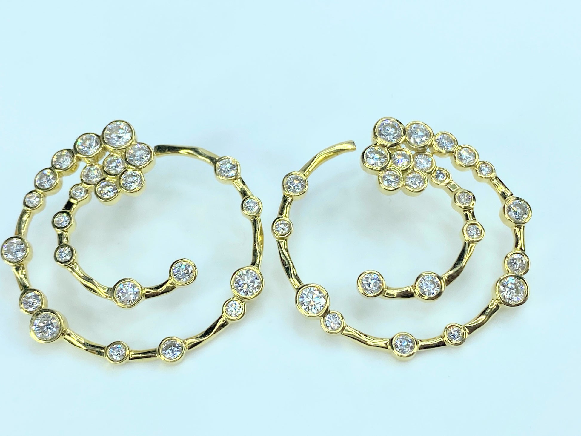 Ippolita Starlet Supernova Earrings in 18K Gold with Diamonds JR8898