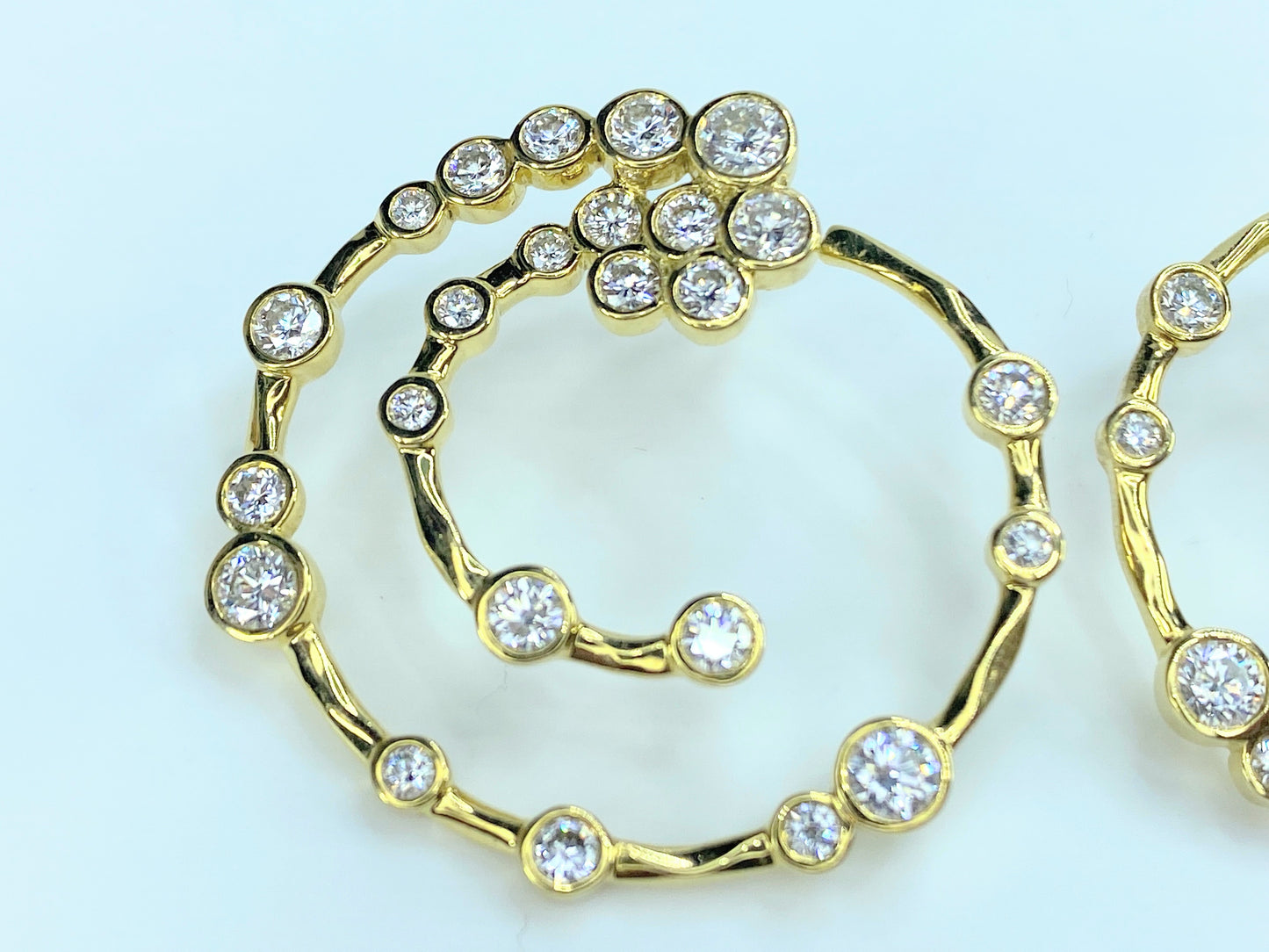 Ippolita Starlet Supernova Earrings in 18K Gold with Diamonds JR8898