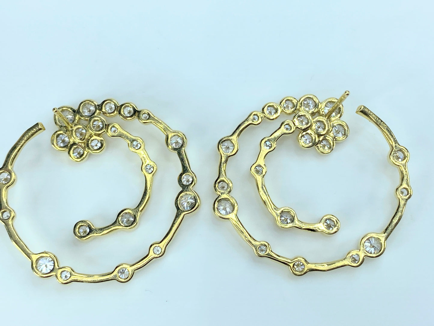 Ippolita Starlet Supernova Earrings in 18K Gold with Diamonds JR8898