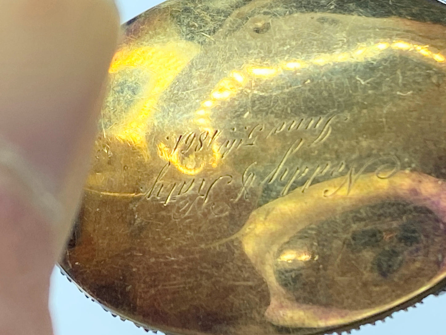 c1801 Lovely Victorian 14k Gold Pearl Memorial Hair Mourning brooch