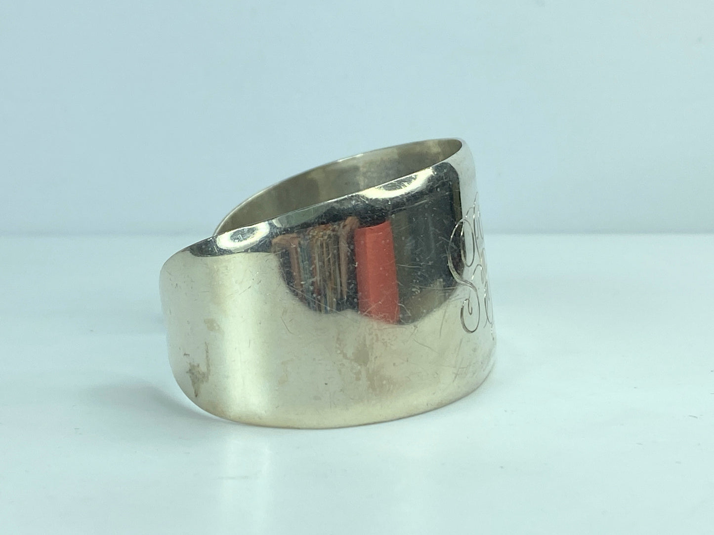 James Avery Sterling silver 925 polished cuff bangle 6.5" 27.8g JR6520