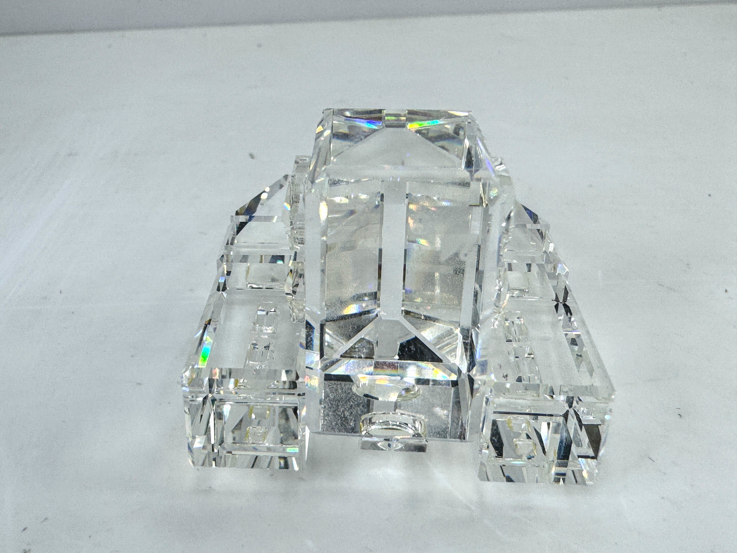 Vintage Swarovski Crystal City Cathedral Figurine 157858 Retired 1990-1994 S322
