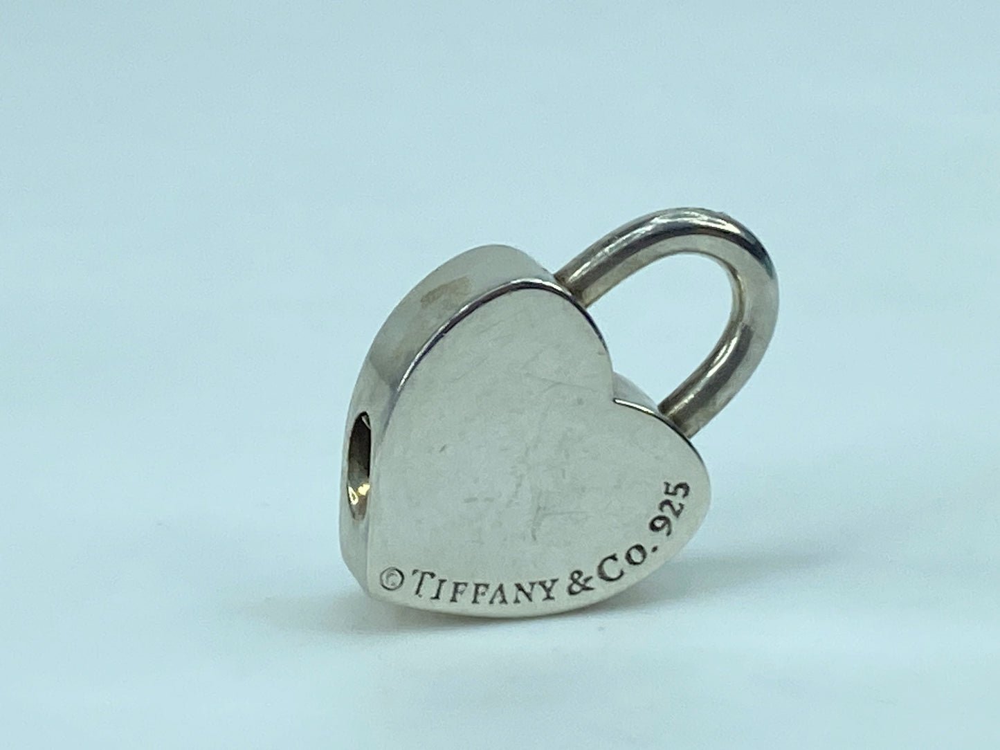 Tiffany & Co. Heart Lock Twist & Pull Pendant in sterling silver 8.3g JR640