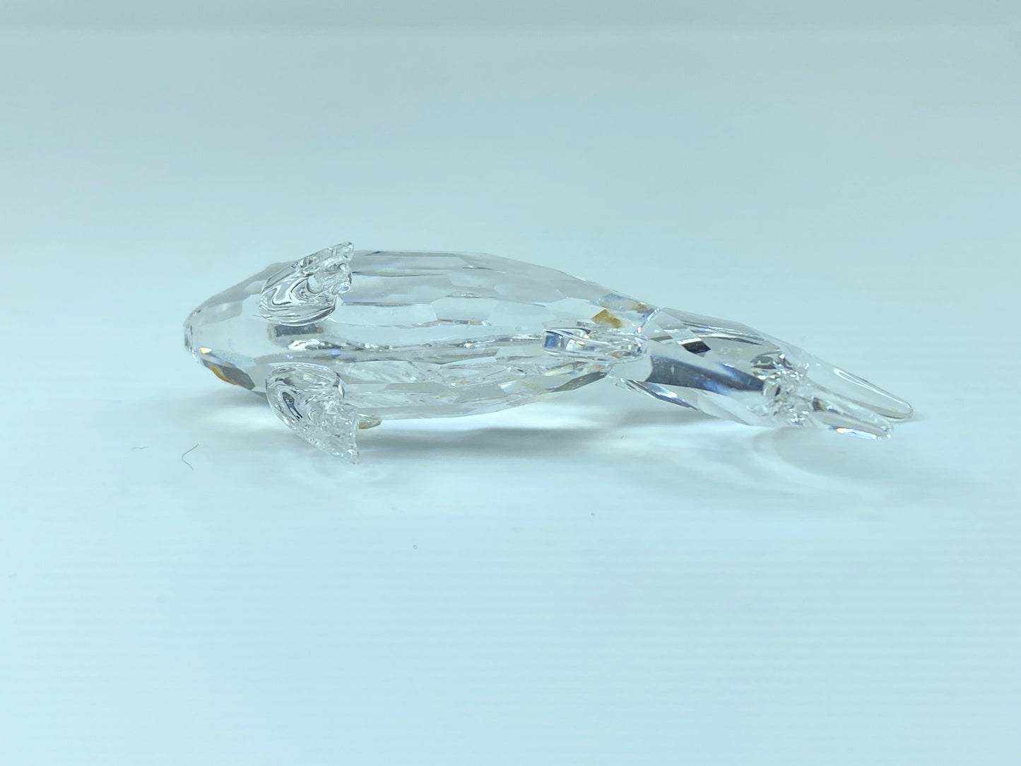 Swarovski Crystal Big eyes Mini Goldfish Mint w/mirror COA S55