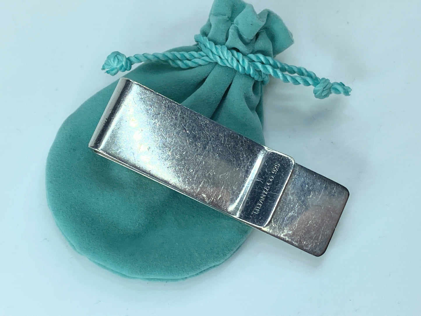 Tiffany & Co 1837 Sterling Silver 925 Money Clip with box 25g GS207