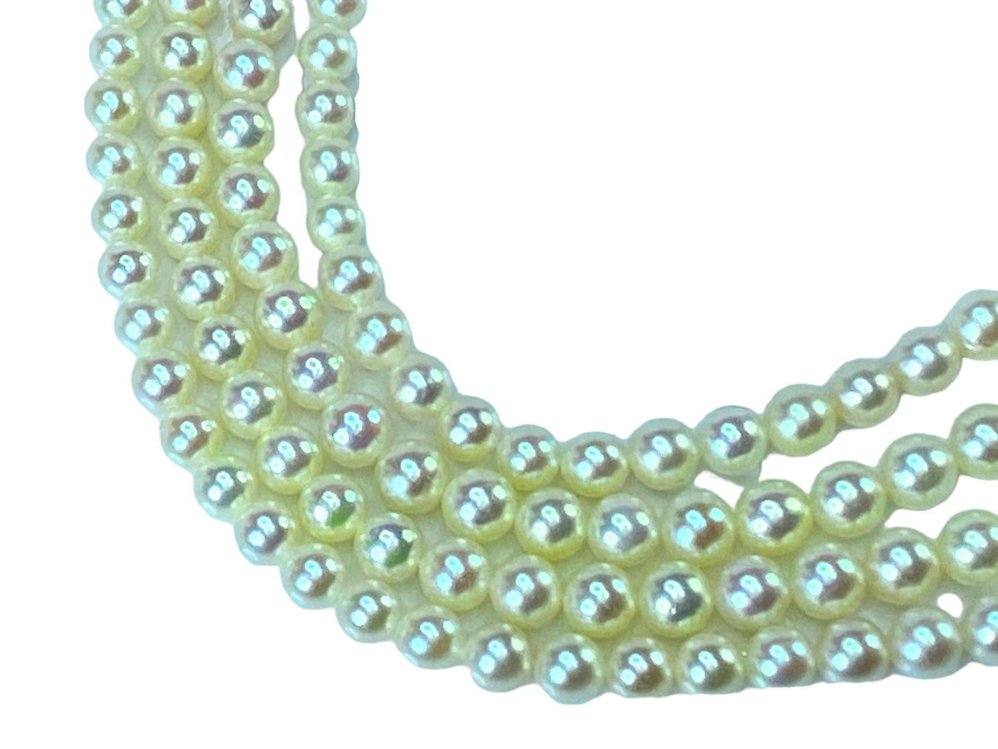 Mikimoto Cultured Akoya Pearls 3.5-7.2mm Double Strands necklace
