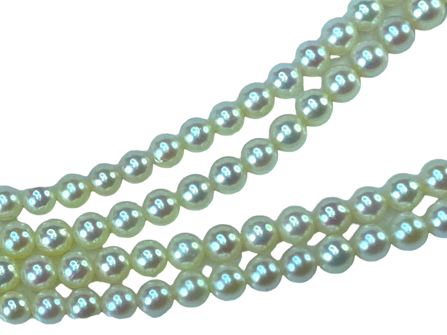 Mikimoto Cultured Akoya Pearls 3.5-7.2mm Double Strands necklace