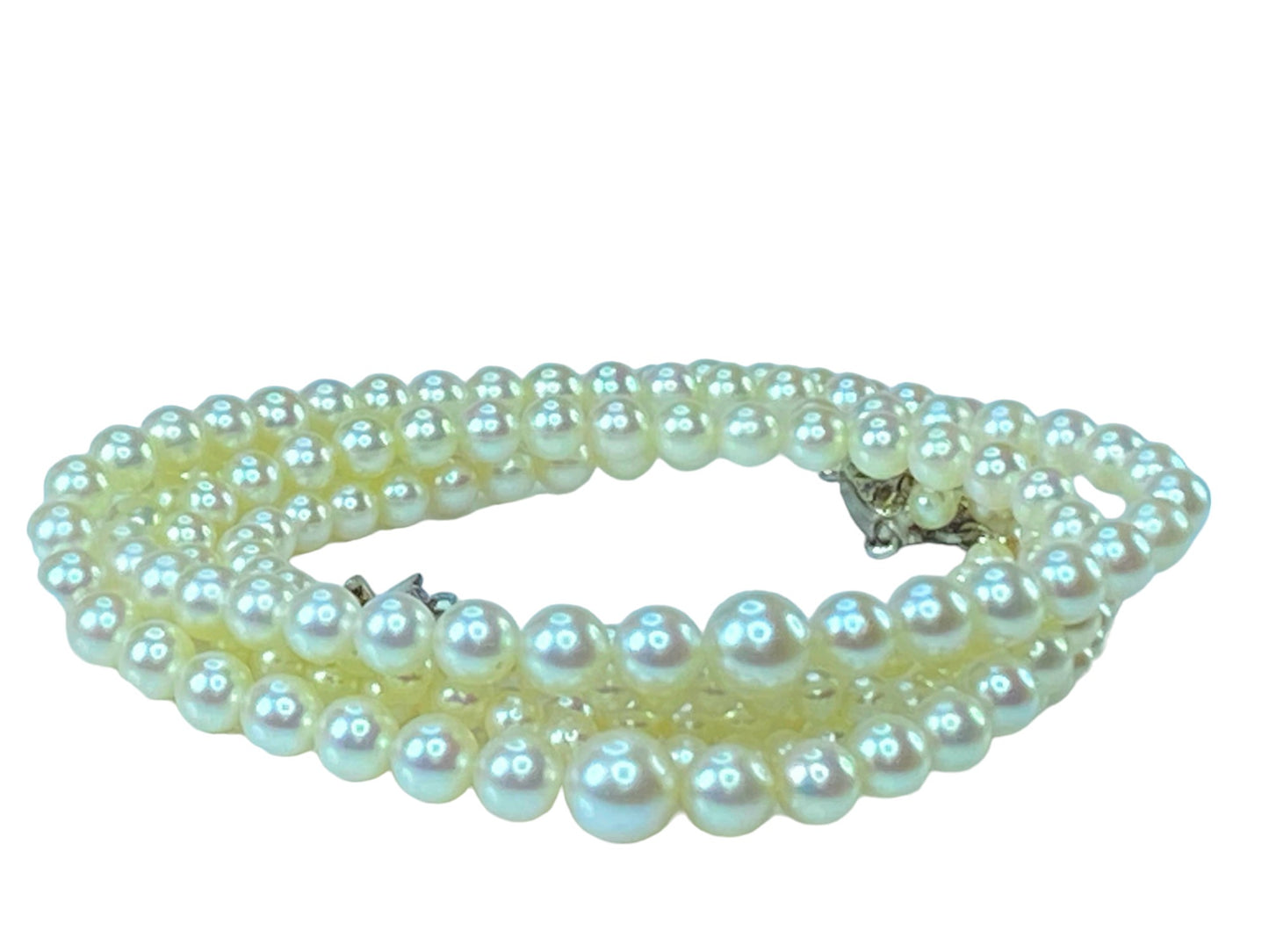 Mikimoto Cultured Akoya Pearls 3.5-7.2mm Double Strands necklace
