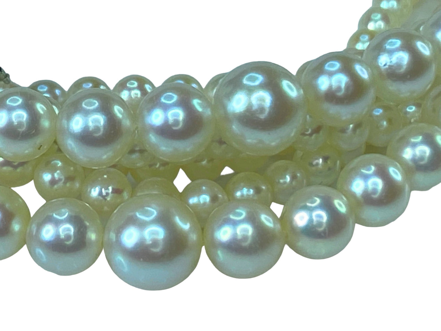 Mikimoto Cultured Akoya Pearls 3.5-7.2mm Double Strands necklace