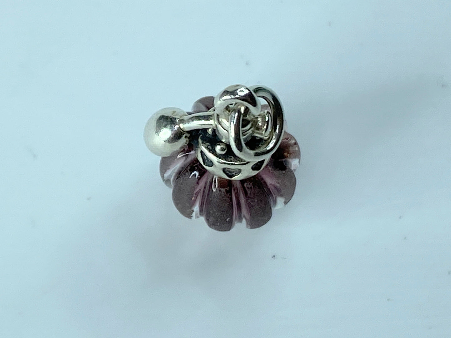 James avery Love Potion Art Glass "Perfume bottle" Sterling Charm in box JR186