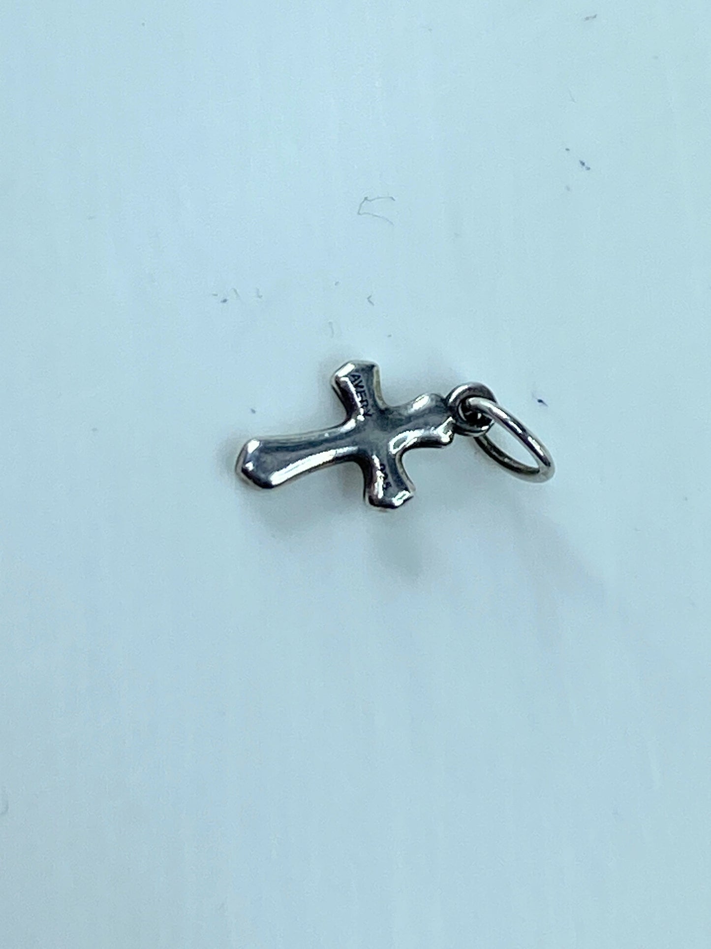James Avery St Teresa Petite Small 925 Sterling Silver Cross pendant w/box JR187