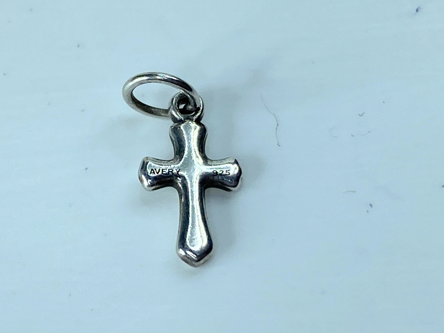 James Avery St Teresa Petite Small 925 Sterling Silver Cross pendant w/box JR187