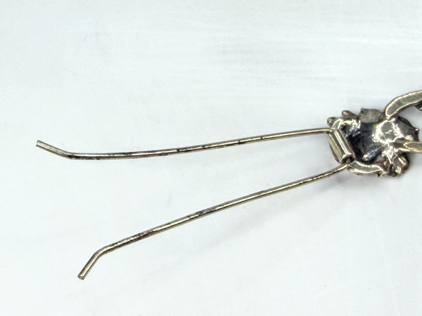 Rare Retired James Avery Sterling Triple Dogwood Hair Barrette Box JR1974