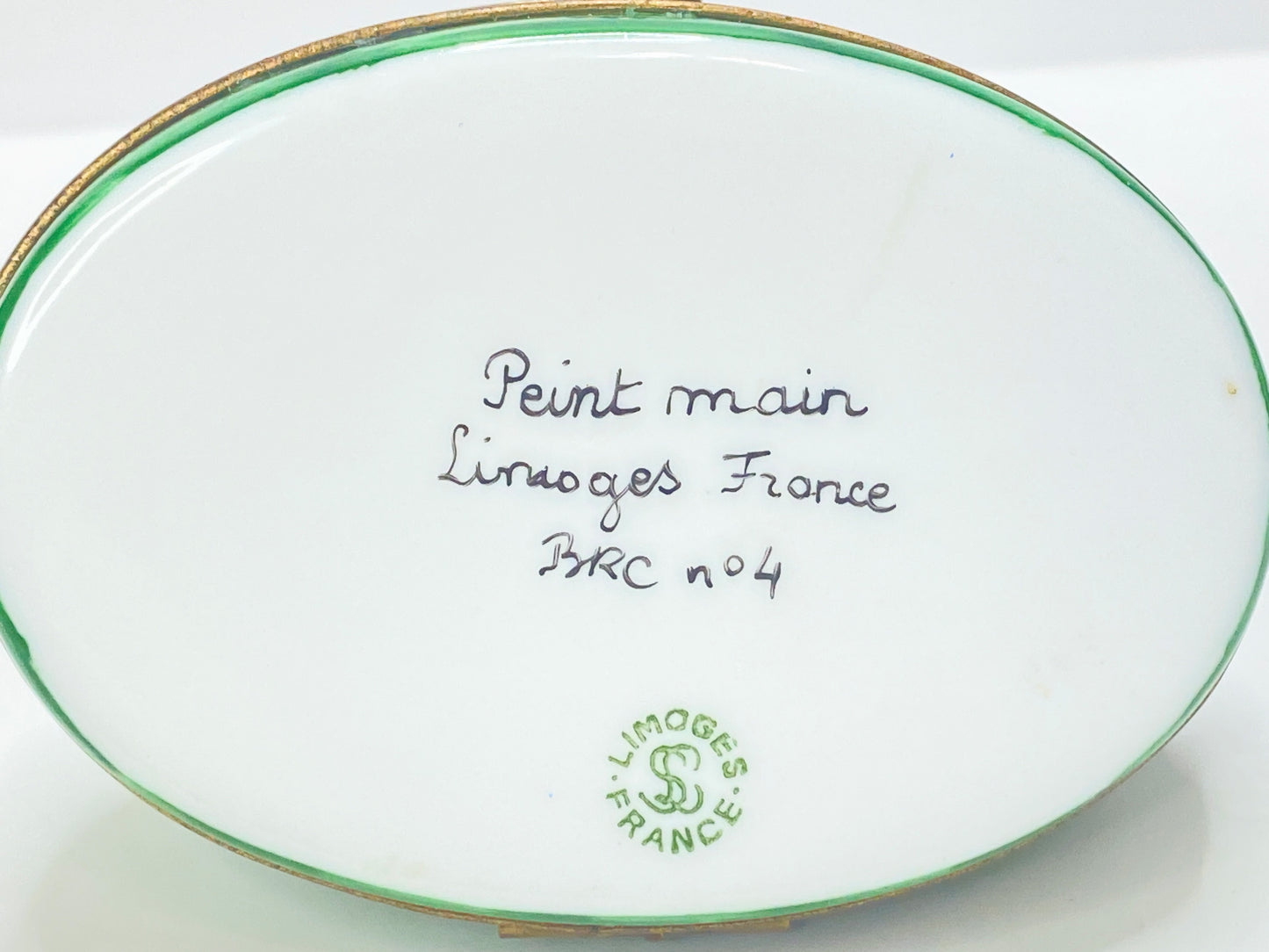 Limoges Horse Trinket Box – Peint Main France, BRC No. 4, Vintage A726