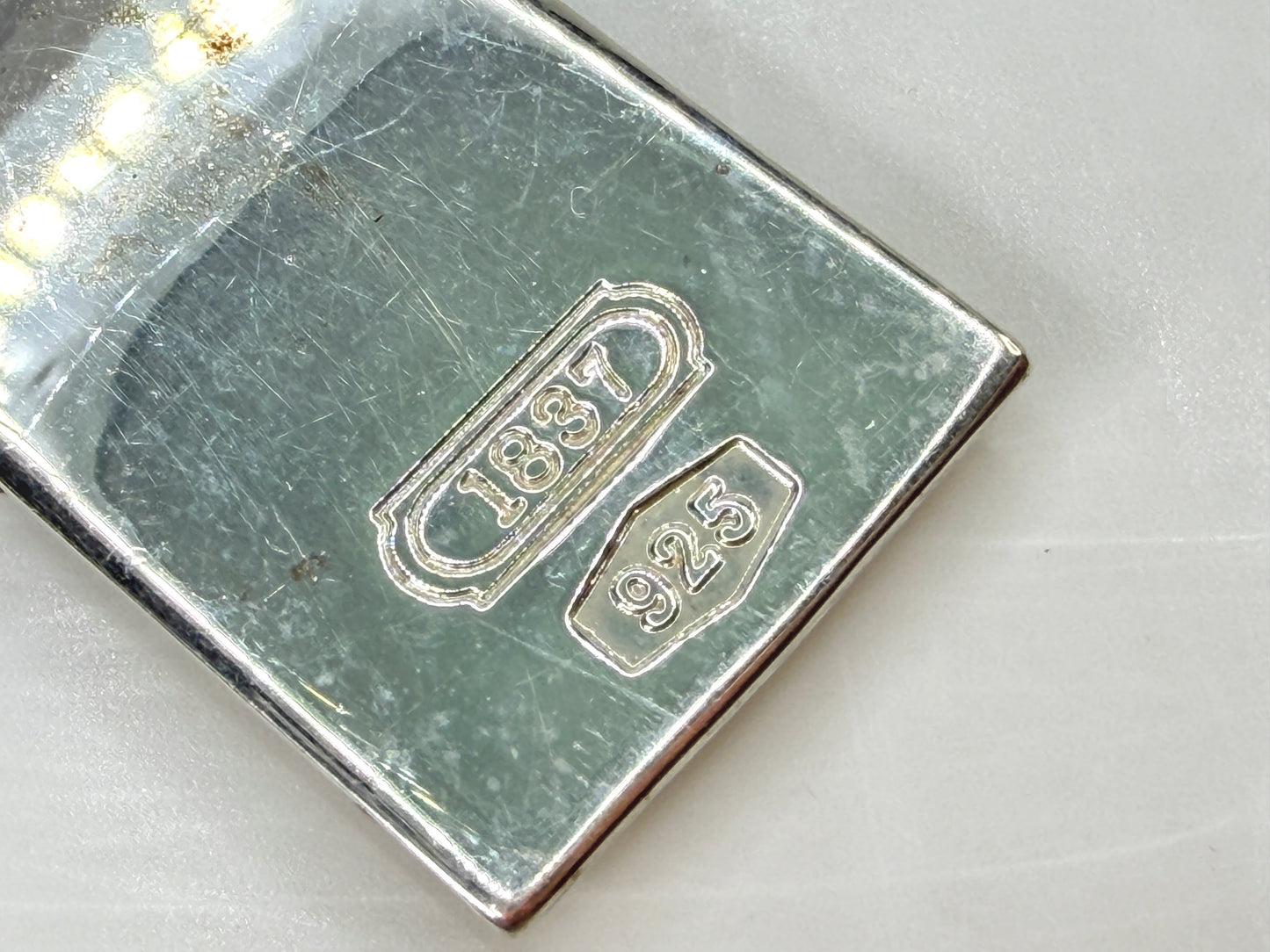 Vintage Tiffany & Co 1837 Sterling Silver Money Clip 925 23.2g with pouch SS494