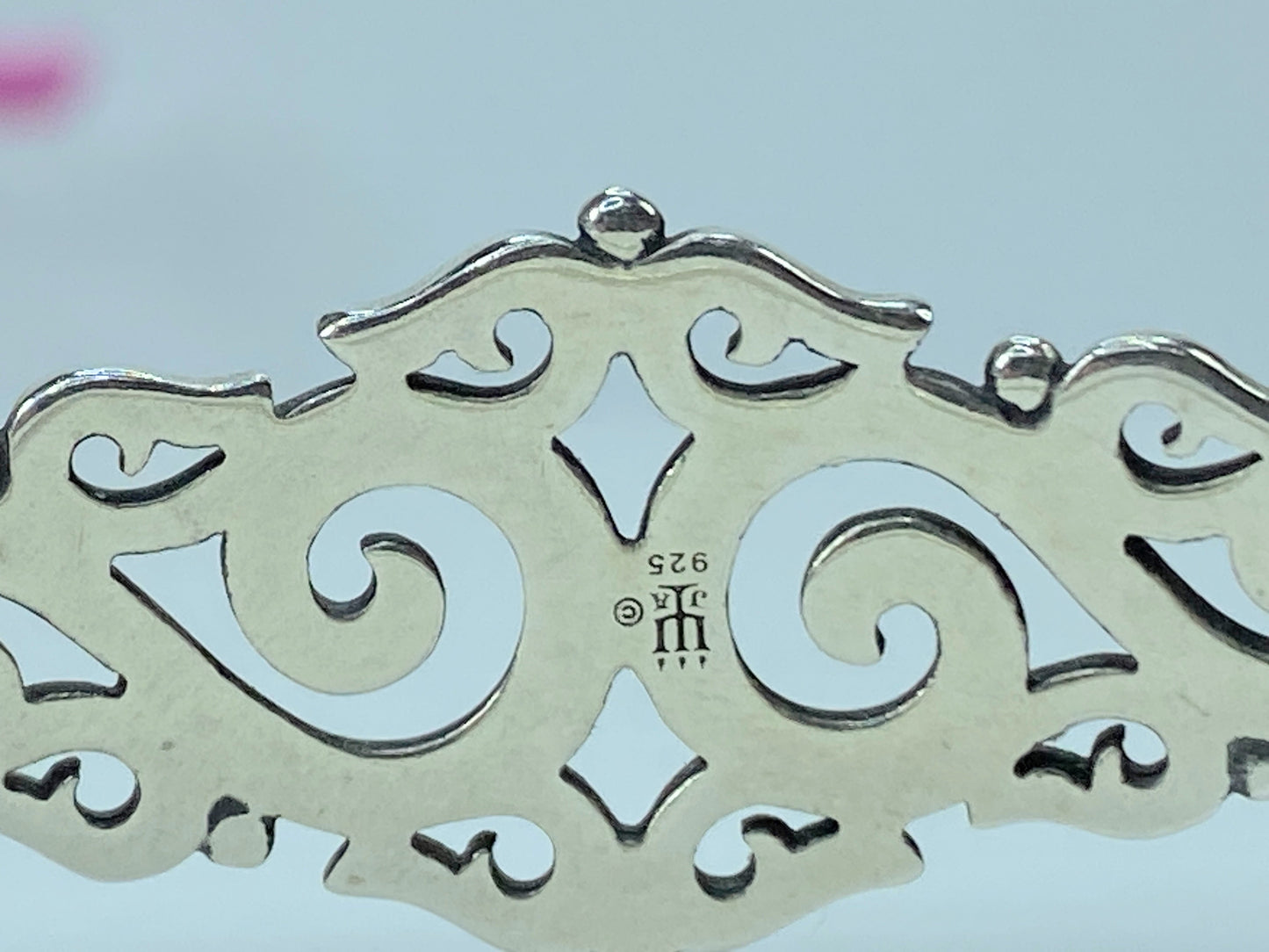 Retired James Avery Sterling Sorrento Cuff Bracelet 6.25" 10.9 JR143