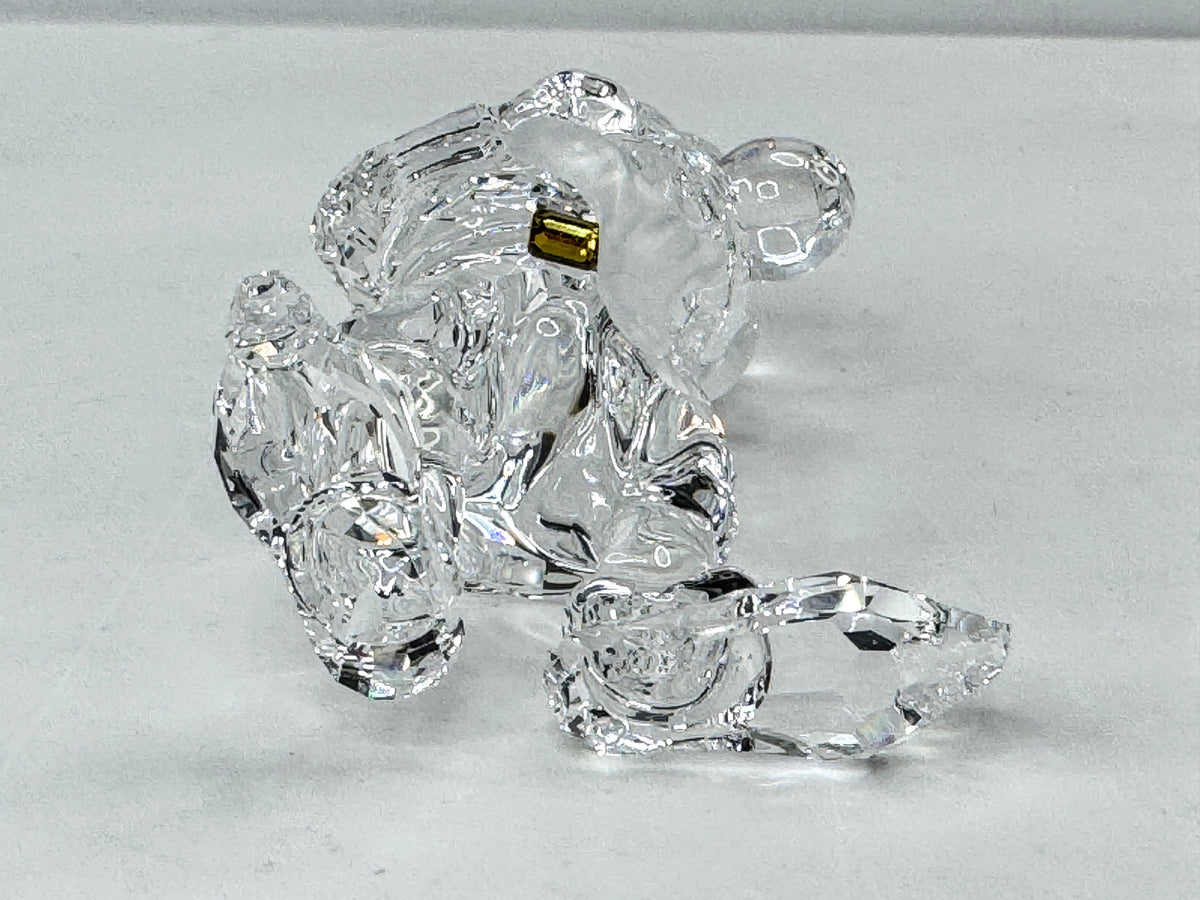 Swarovski Disney Snow White Bashful Dwarf Crystal Retired COA Mirror Box S343
