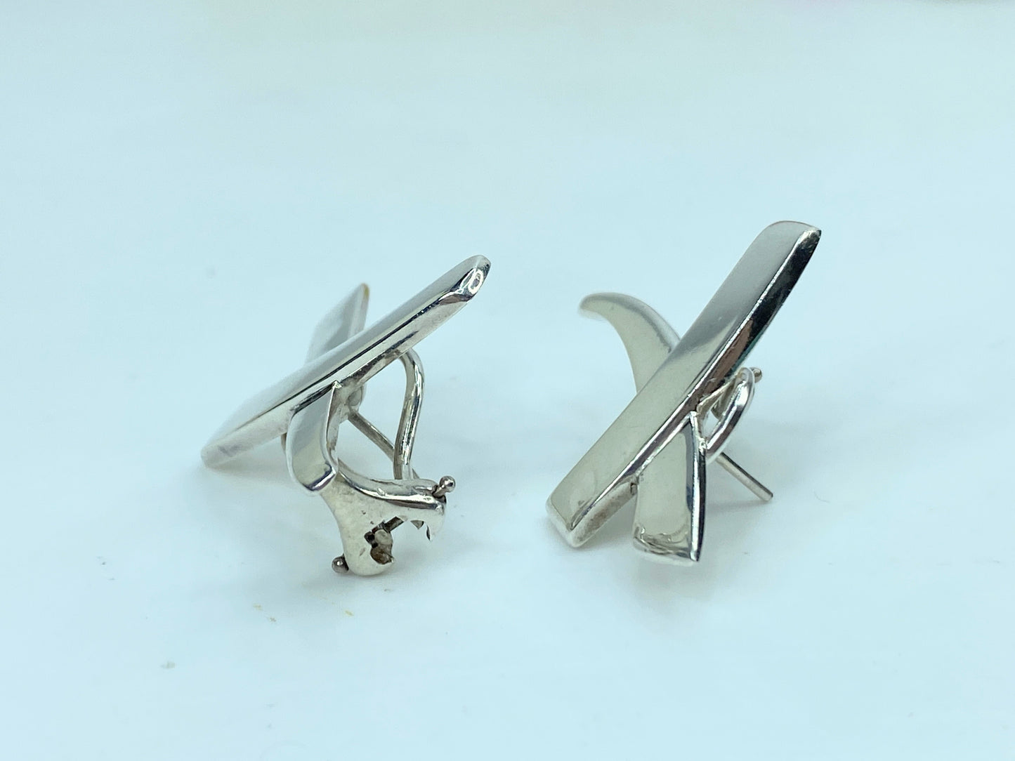 Tiffany & Co. Paloma Picasso Large Graffiti X Earclips Sterling silver JR742