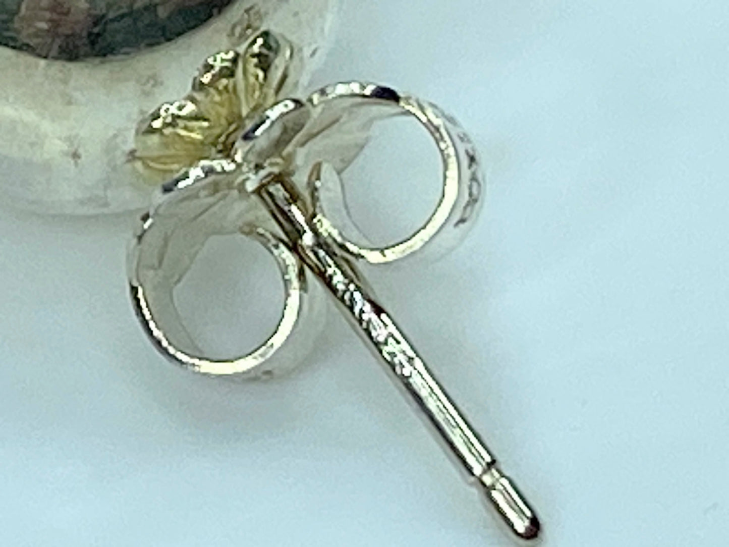 Tiffany & Co Hard Wear Sterling Silver 10.25mm Ball Stud Earrings 4.6g JR753