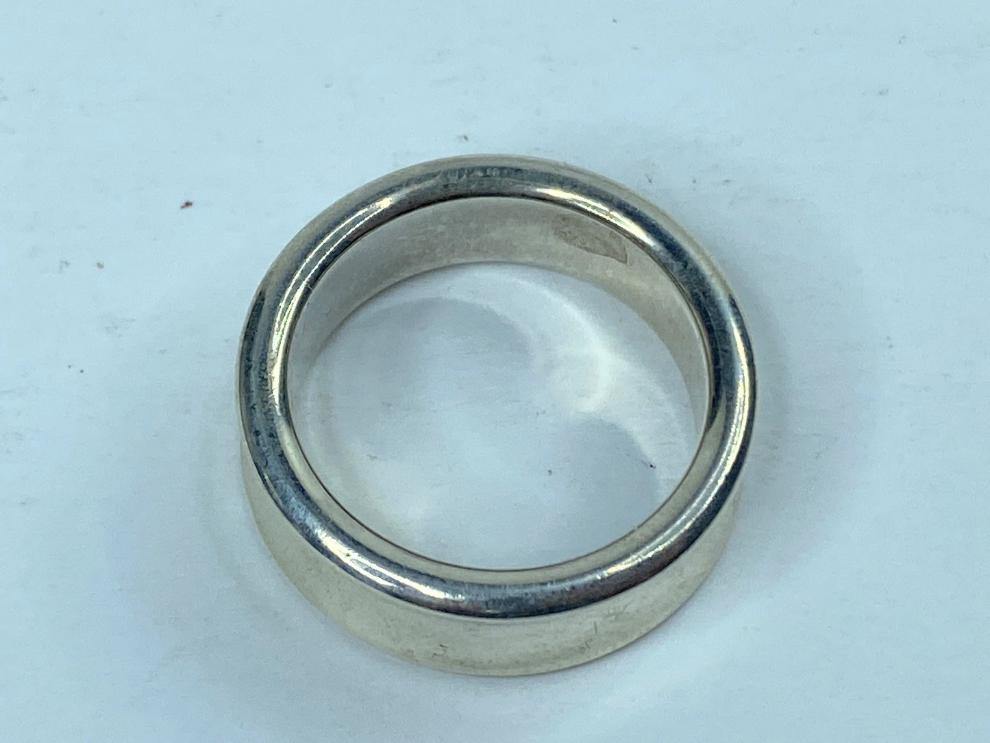 1997 Tiffany & Co. 7.0mm Sterling Silver 925 '1837 Band Ring JR713