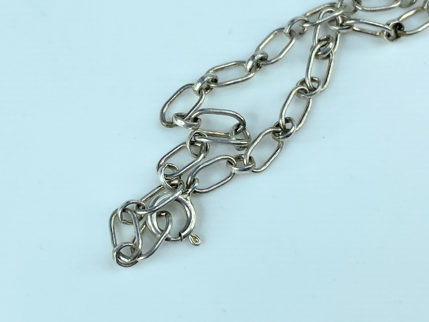 Turquoise Sterling Silver Zuni Effie Calavaza Snake Necklace 21g 20.75" JR280