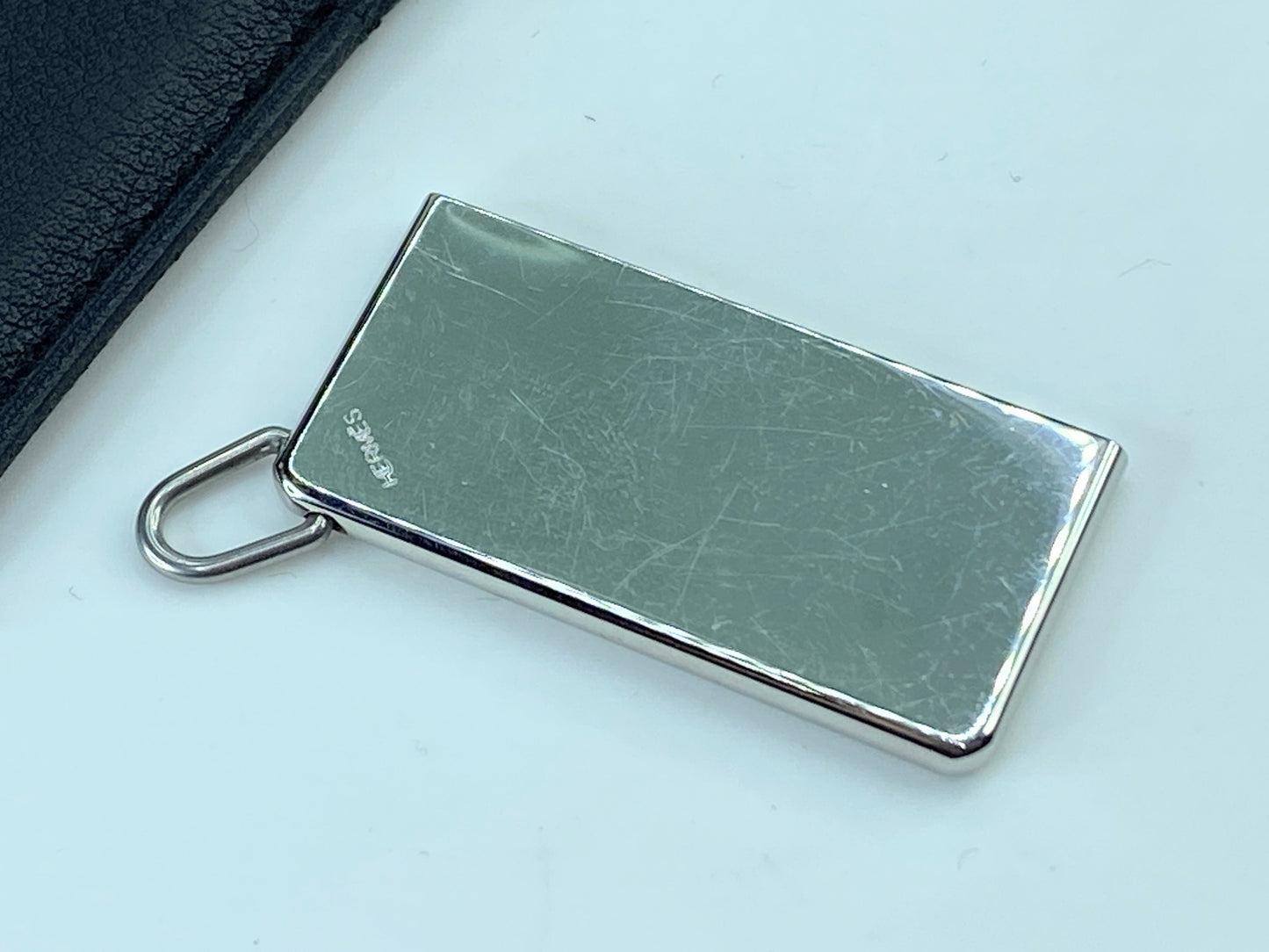 Hermès Half Sun Pendant silver tone in pouch 18.3g GS335