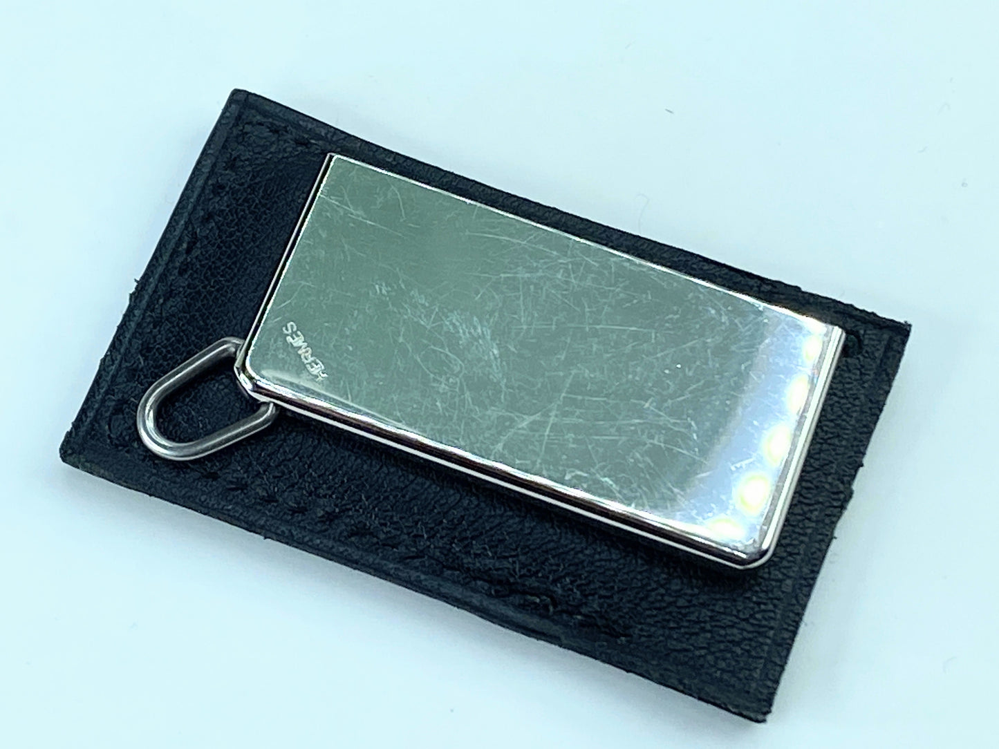 Hermès Half Sun Pendant silver tone in pouch 18.3g GS335
