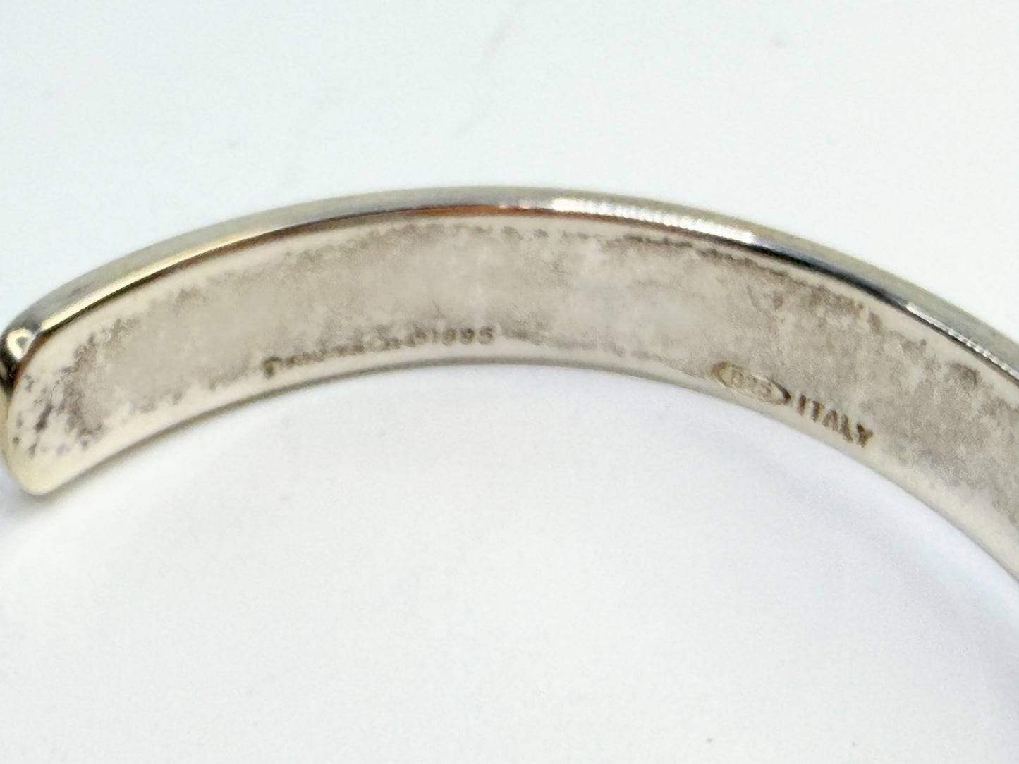 Tiffany & Co. Atlas Roman Numeral Cuff Bracelet in Sterling Silver 925 JR1310