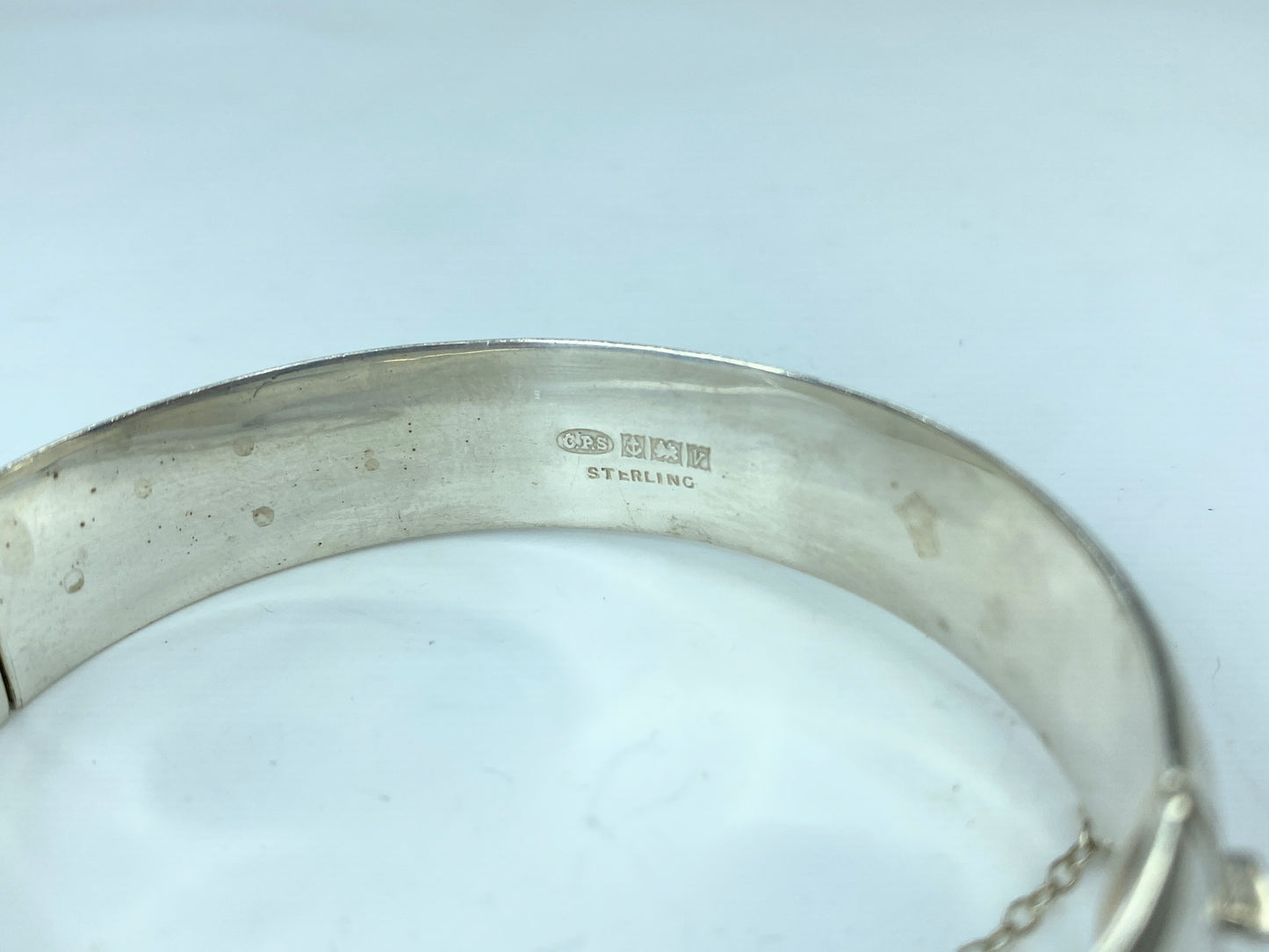 Vintage Smith & Sons 1963 Birmingham Hallmarked Silver sterling Engraved JR779