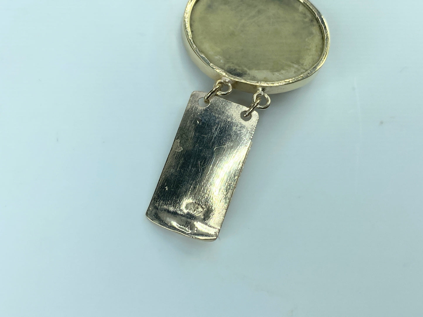 Antique Lava Cameo High Relief Bracelet in 14K yellow gold 19th century JR816