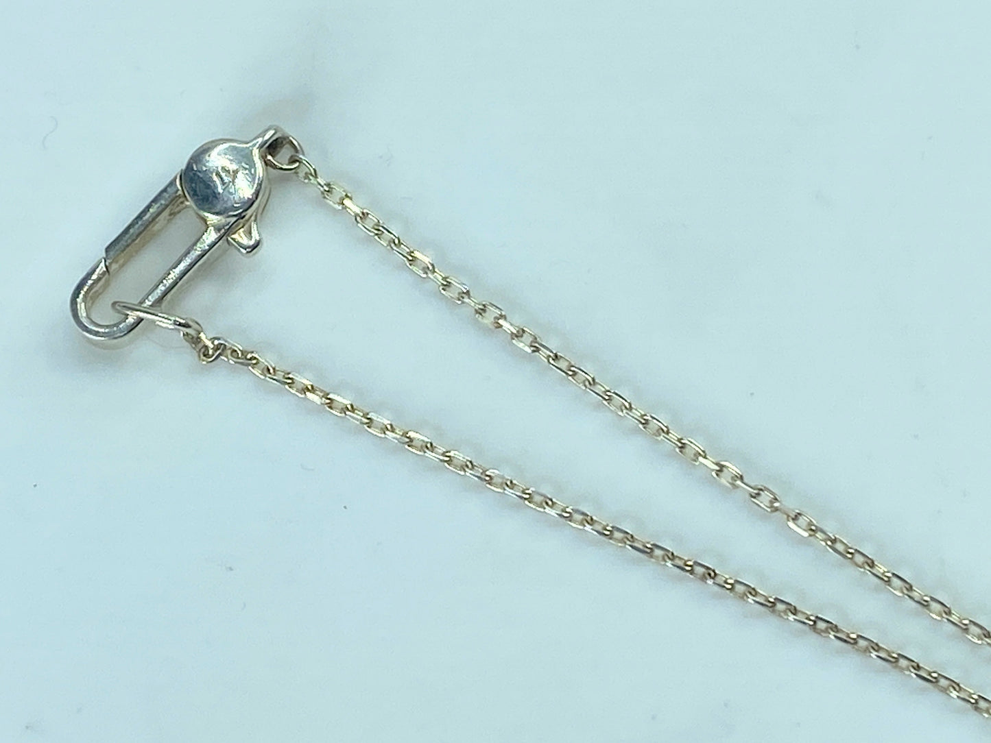 Gucci Trademark Heart & Butterfly Sterling silver bracelet 6 3/4" 5.8g JR820