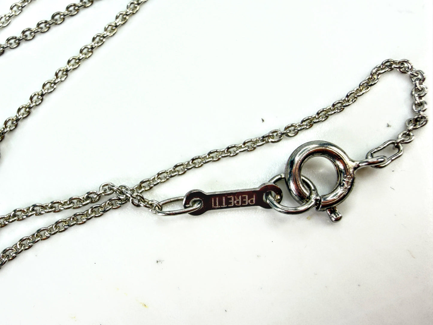 Tiffany & Co. Elsa Peretti Sterling Silver Round Disc Necklace 16" 5.4g JR2041