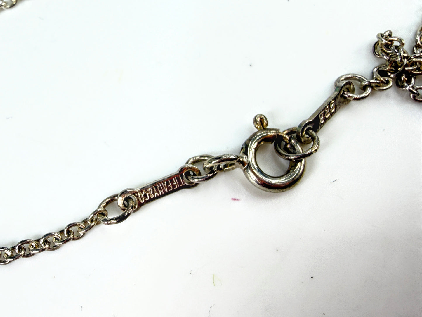 Tiffany & Co. Elsa Peretti Sterling Silver Long Tapered Pendant Necklace JR2042