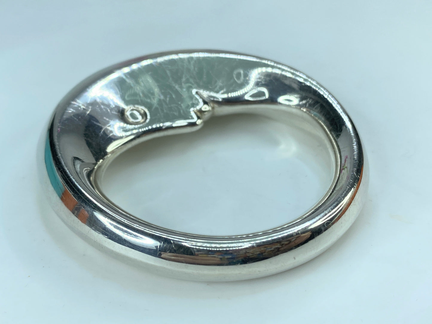 Tiffany & Co Sterling Silver Man In The Moon Baby Rattle w/box 2.5" 34.5g SS90