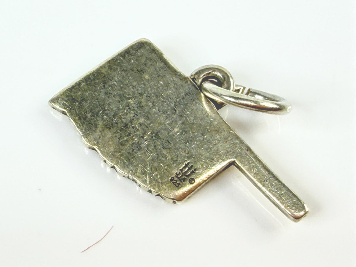James Avery Sterling Silver Oklahoma State Heart Travel Charm 1.6g JR2130