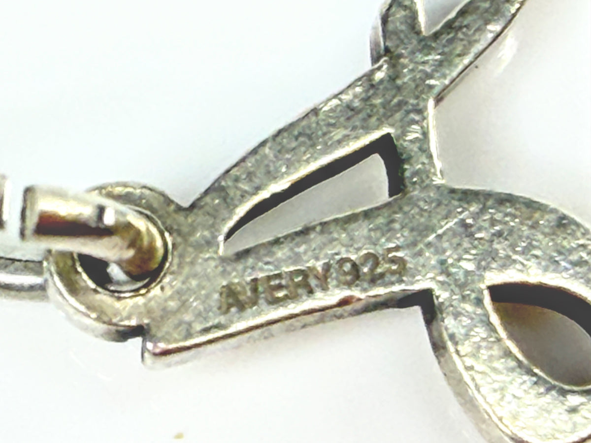 James Avery Sterling Silver Script Initial Letter A Monogram Charm JR2136
